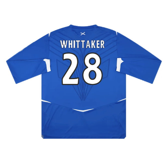 Rangers 2008-09 Home L/S Shirt (M) (Excellent) (Whittaker 28)