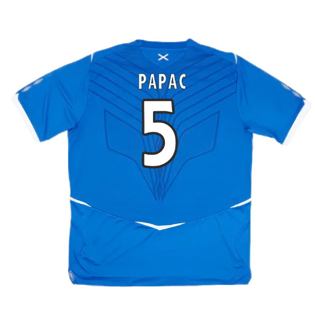 Rangers 2008-09 Home Shirt (Very Good) (Papac 5)