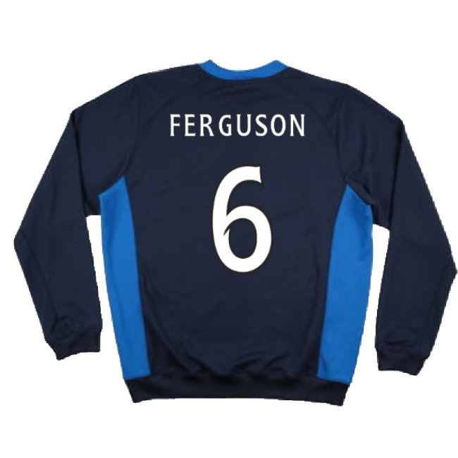 Rangers 2010-12 Long Sleeve Umbro Training Shirt (XL) (FERGUSON 6) (Excellent)
