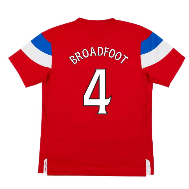 Rangers 2011-12 Away Shirt (L) (Very Good) (Broadfoot 4)