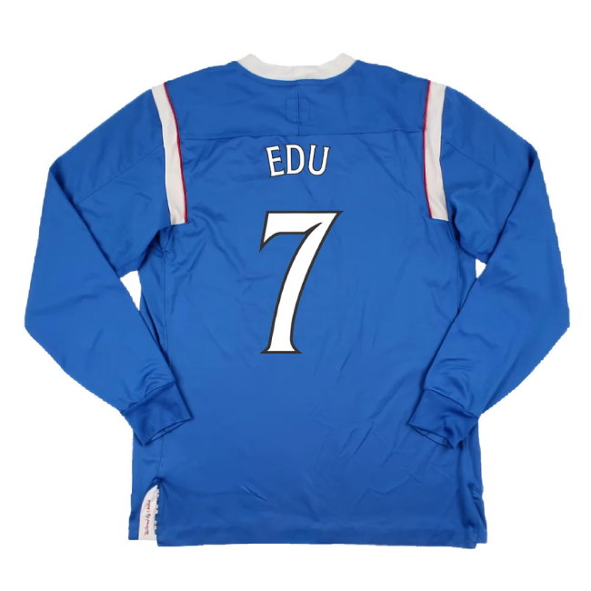 Rangers 2011-12 Home Long Sleeve Shirt (Sponsorless) (S) (Good) (Edu 7)