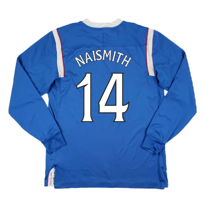 Rangers 2011-12 Home Long Sleeve Shirt (Sponsorless) (S) (Good) (Naismith 14)