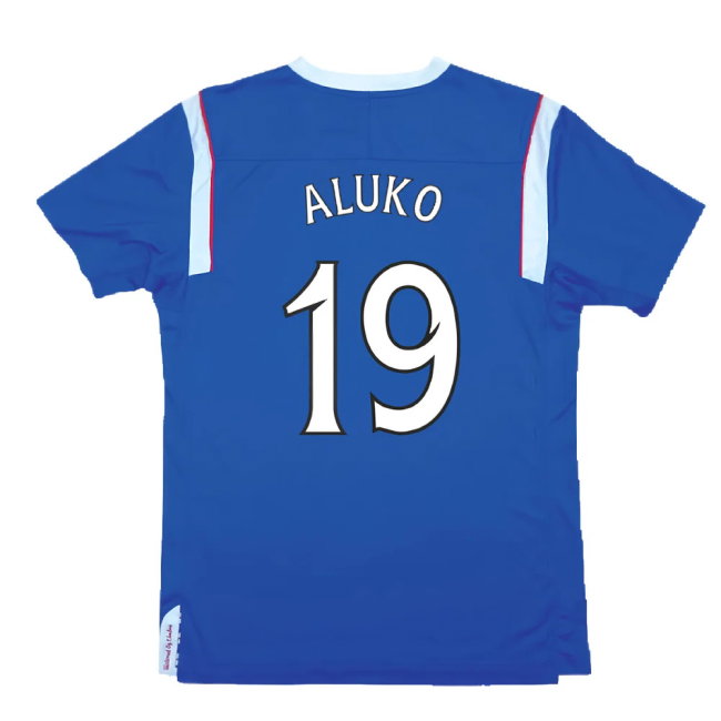 Rangers 2011-12 Home Shirt (Very Good) (Aluko 19)
