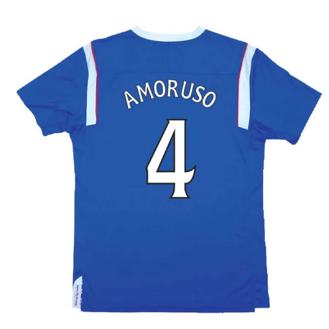 Rangers 2011-12 Home Shirt (Very Good) (Amoruso 4)