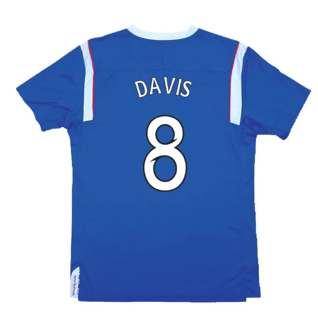 Rangers 2011-12 Home Shirt (Very Good) (Davis 8)