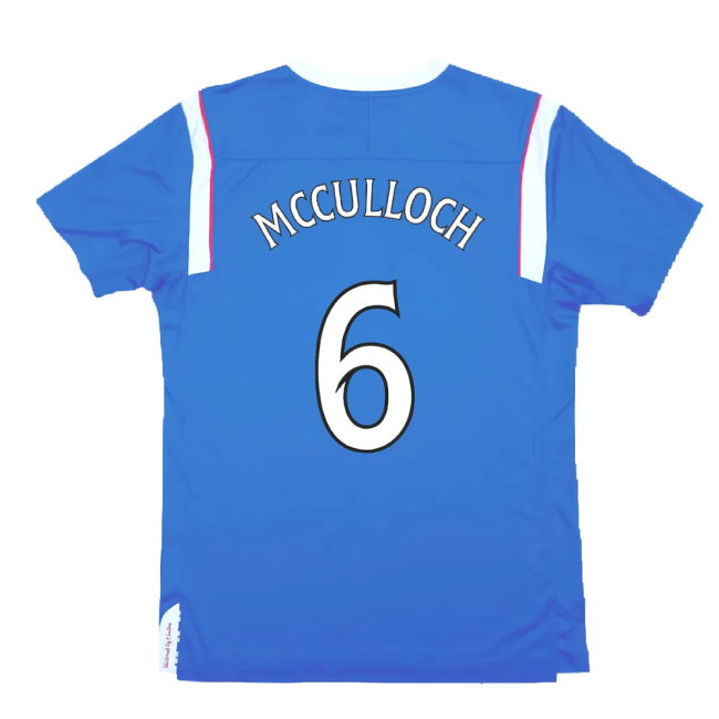 Rangers 2011-12 Home Shirt (M) (Excellent) (McCulloch 6)