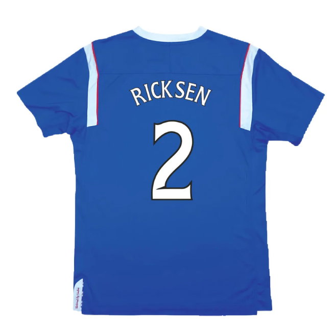 Rangers 2011-12 Home Shirt (Very Good) (Ricksen 2)