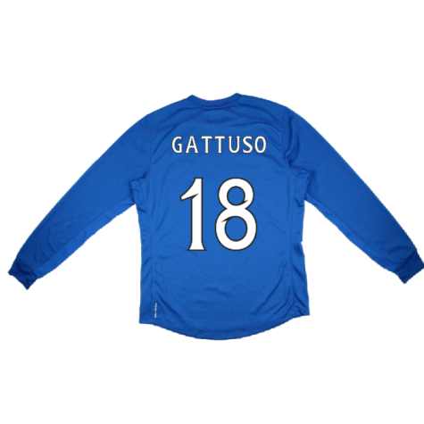 Rangers 2012-13 Long Sleeve Home Shirt (S) (GATTUSO 18) (Excellent)