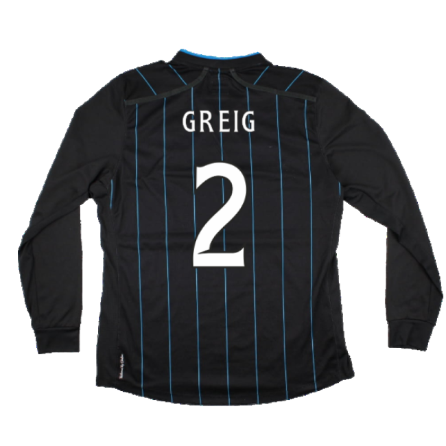 Rangers 2012-13 Long Sleeve Third Shirt (L) (Fair) (GREIG 2)