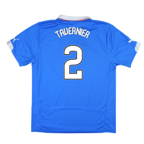 Rangers 2014-15 Home Shirt ((Excellent) L) (TAVERNIER 2)