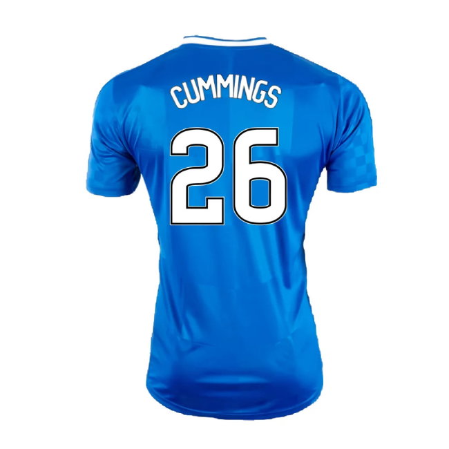 Rangers 2016-18 Home Shirt (XL) (Excellent) (Cummings 26)