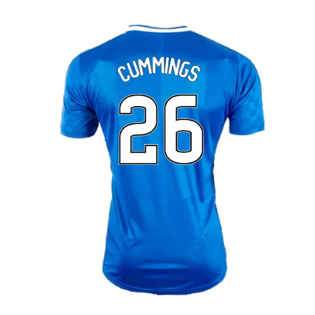Rangers 2016-17 Home Shirt ((Excellent) XL) (Cummings 26)