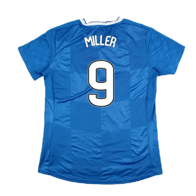 Rangers 2016-18 Women\\\'s Home Shirt (Ladies 12) (Excellent) (Miller 9)