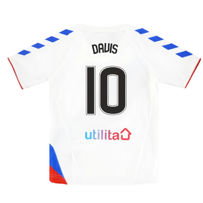 Rangers 2018-19 Away Shirt (S) (Very Good) (Davis 10)