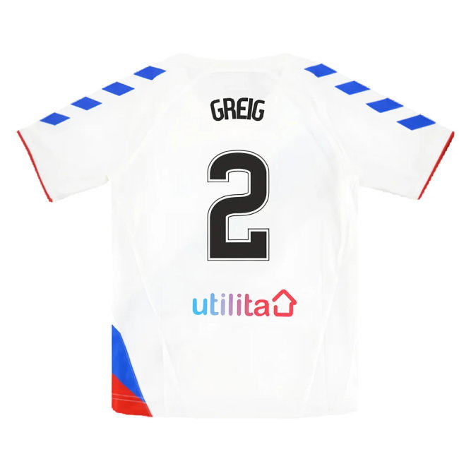 Rangers 2018-19 Away Shirt (S) (Very Good) (GREIG 2)