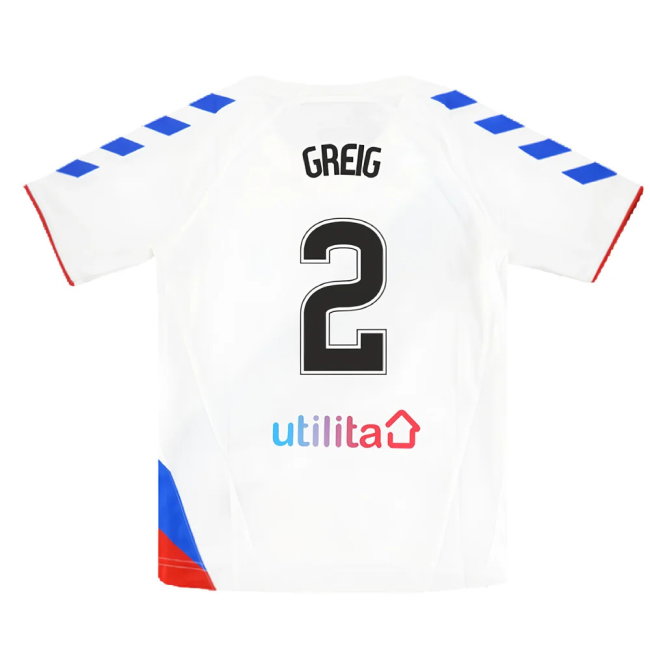 Rangers 2018-19 Away Shirt (Sponsorless) (SB) (BNWT) (GREIG 2)