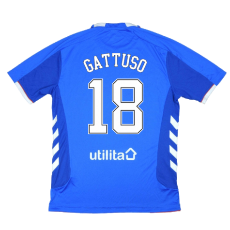 Rangers 2018-19 Home Shirt ((Excellent) L) (GATTUSO 18)