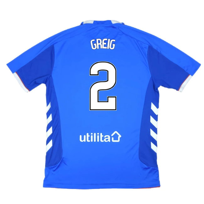 Rangers 2018-19 Home Shirt (M) (Very Good) (GREIG 2)