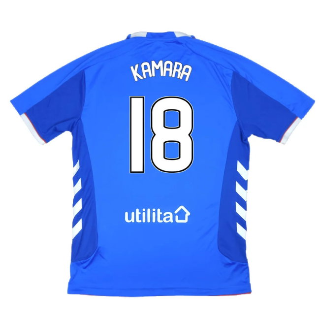 Rangers 2018-19 Home Shirt (M) (Very Good) (Kamara 18)