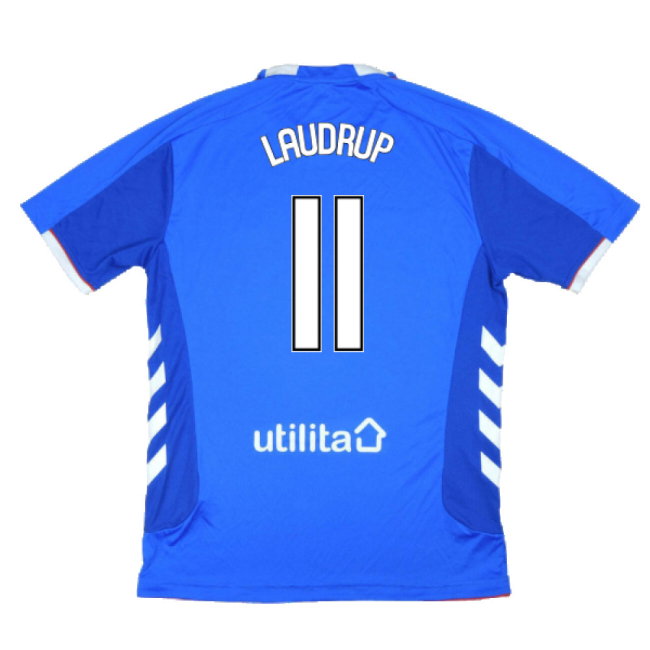 Rangers 2018-19 Home Shirt (M) (Very Good) (LAUDRUP 11)