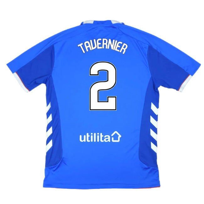 Rangers 2018-19 Home Shirt (M) (Very Good) (TAVERNIER 2)