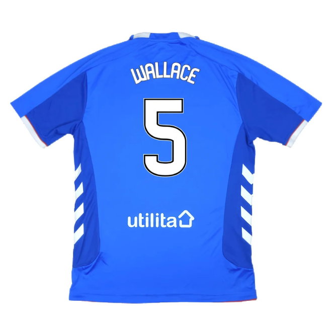 Rangers 2018-19 Home Shirt (M) (Very Good) (WALLACE 5)