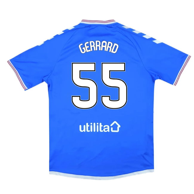 Rangers 2019-20 Home Shirt (3XL) (Very Good) (Gerrard 55)