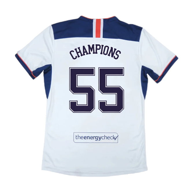 Rangers 2020-21 Away Shirt (4XL) (Excellent) (Champions 55)