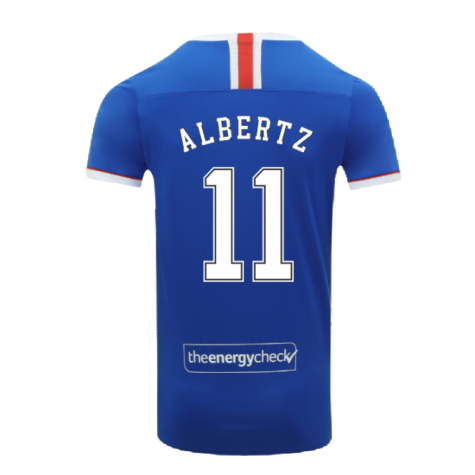Rangers 2020-21 Home Shirt (XL) (ALBERTZ 11) (Mint)