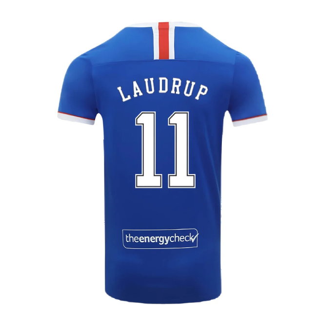 Rangers 2020-21 Home Shirt (XL) (LAUDRUP 11) (Mint)