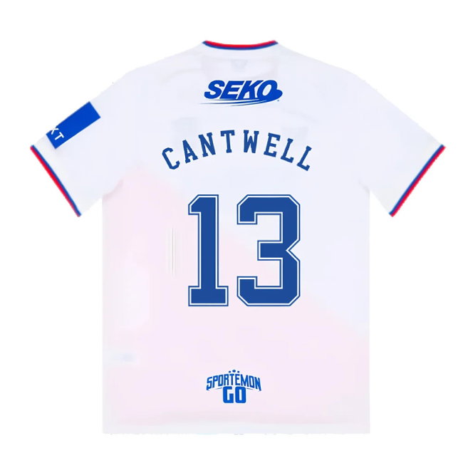 Rangers 2022-23 Away Shirt (M) (Cantwell 13) (Mint)