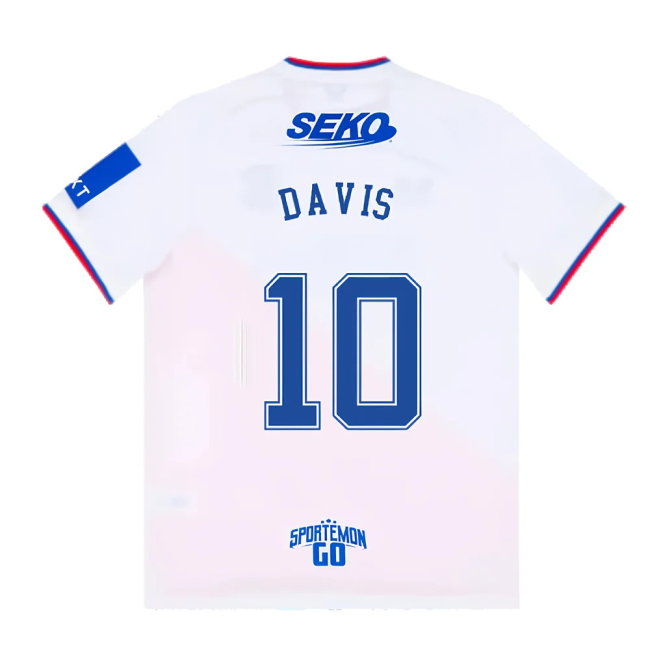 Rangers 2022-23 Away Shirt (M) (DAVIS 10) (Mint)