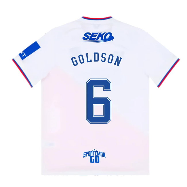 Rangers 2022-23 Away Shirt (M) (GOLDSON 6) (Mint)