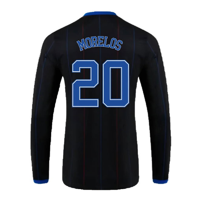 Rangers 2022-23 Long Sleeve Fourth Shirt (XXL) (Excellent) (MORELOS 20)