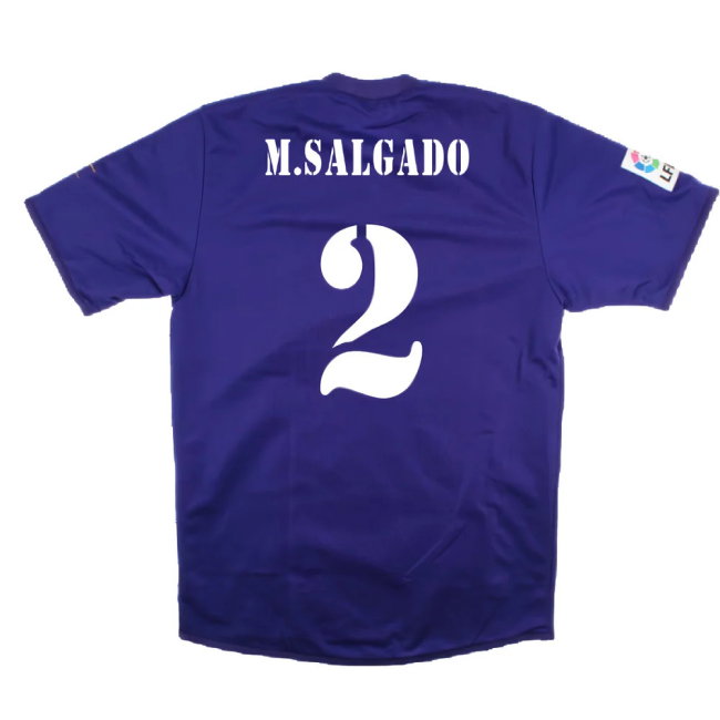 Real Madrid 2001-02 Anniversary Third Shirt (S) (Excellent) (M.Salgado 2)