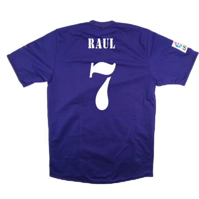 Real Madrid 2001-02 Anniversary Third Shirt (S) (Excellent) (Raul 7)