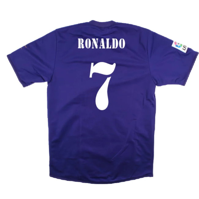 Real Madrid 2001-02 Anniversary Third Shirt (S) (Excellent) (Ronaldo 7)
