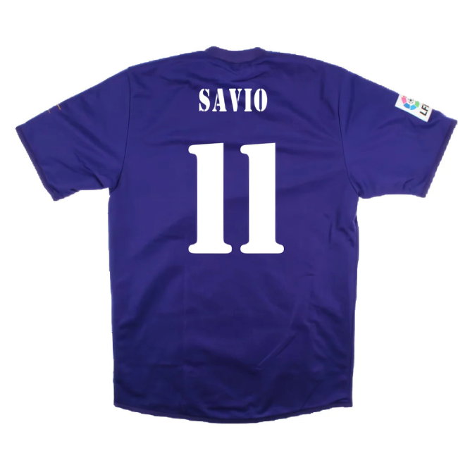 Real Madrid 2001-02 Anniversary Third Shirt (S) (Excellent) (Savio 11)