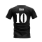 Real Madrid 2002-2003 Retro Shirt T-shirt (Black) (Figo 10)