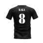 Real Madrid 2002-2003 Retro Shirt T-shirt (Black) (KAKA 8)