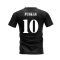 Real Madrid 2002-2003 Retro Shirt T-shirt Text (Black) (PUSKAS 10)