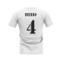 Real Madrid 2002-2003 Retro Shirt T-shirt - Text (White) (Hierro 4)