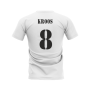 Real Madrid 2002-2003 Retro Shirt T-shirt - Text (White) (KROOS 8)