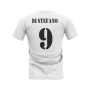 Real Madrid 2002-2003 Retro Shirt T-shirt (White) (DI STEFANO 9)