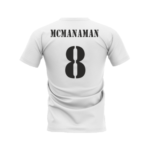 Real Madrid 2002-2003 Retro Shirt T-shirt (White) (McManaman 8)
