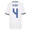 Real Madrid 2021-2022 Home Shirt (Kids) (ALABA 4)