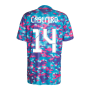 Real Madrid 2021-2022 Pre-Match Training Shirt (Pink) (CASEMIRO 14)