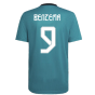 Real Madrid 2021-2022 Third Shirt (BENZEMA 9)