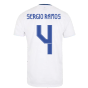 Real Madrid 2021-2022 Training Tee (White) (SERGIO RAMOS 4)