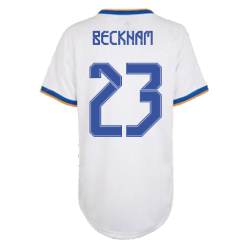Real Madrid 2021-2022 Womens Home Shirt (BECKHAM 23)